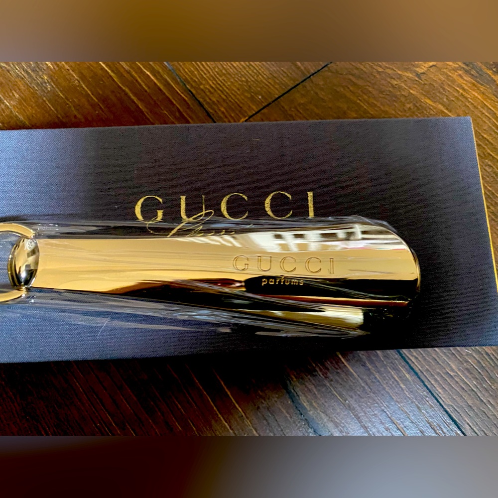 Gucci Shoe Horn, Gucci Metal Gold